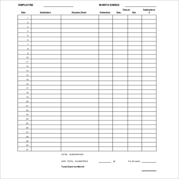 Budget Expenditure Template Excel