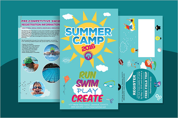 Camp America Brochure Template