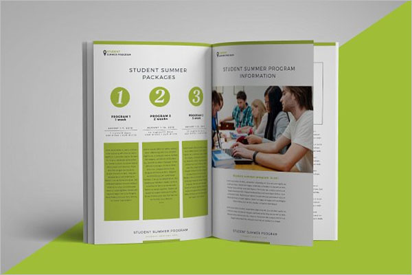 Camp Brochure Template For Student