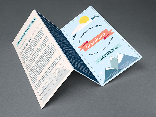 Camp Brochure Template Free Download