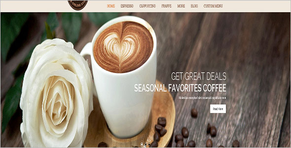 Coffee Store Magento Template