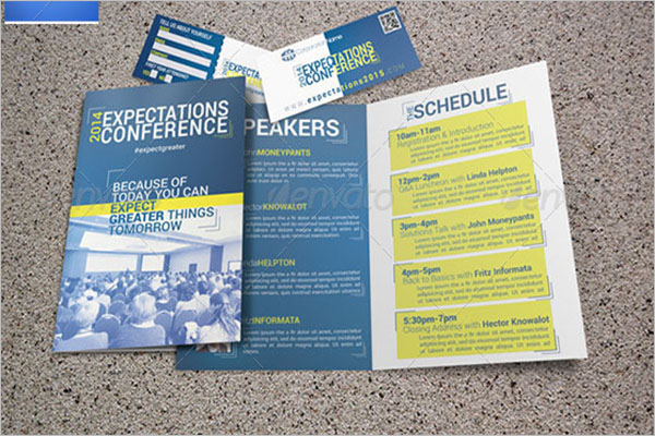 Conference Program Brochure Template