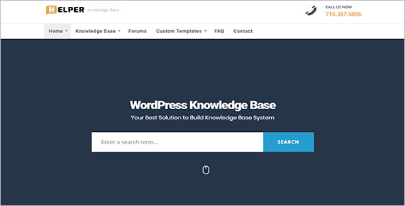 Drag & Drop Knowledge Base WordPress Theme