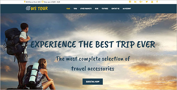 ElegantÂ Tour & Travel Site Template