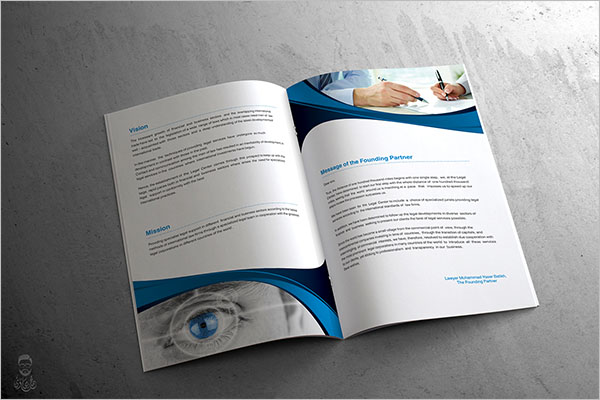Free Legal Brochure Size Template