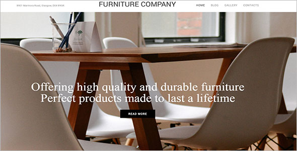 Furniture StoreÂ  WordPress Theme