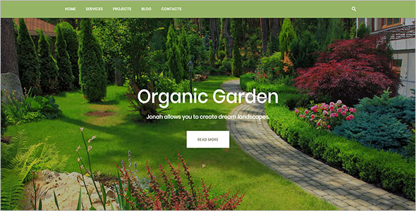 Gardening HTML Blog Template