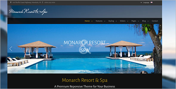 HTML5 Resort Website Template