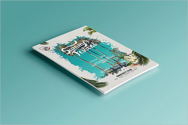 High Definition Beach Party Flyer Template