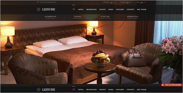 High QualityÂ Resort Website Template