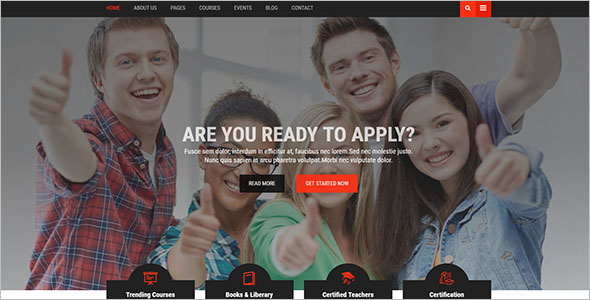 42+ School Website Templates Free Responsive Themes