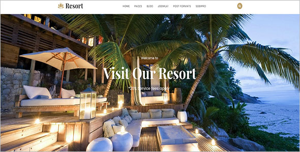 Hotel & Resort Joomla Template