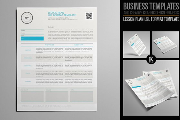 InDesign Lesson Plan Template
