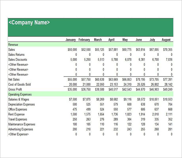 36+ Income Statement Templates Free PDF, Excel, Word, XLS Formats