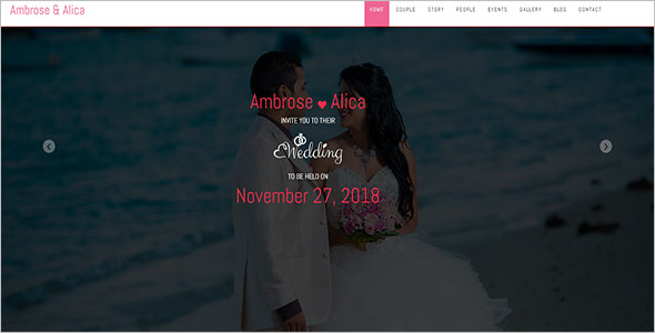 Indian Wedding Bootstrap Template