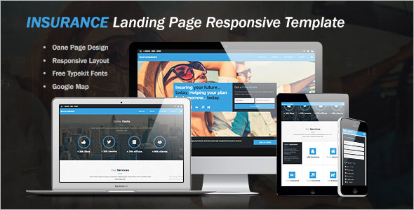 Insurance Agent Landing Page Template