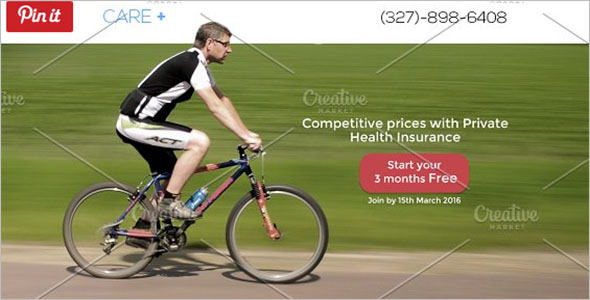 Insurance Responsive Landing Page Template