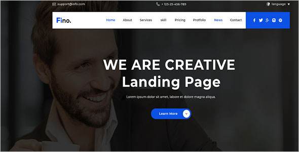 Landing Page For Insurance Agent