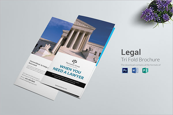 Lawyer Legal Brochure Template
