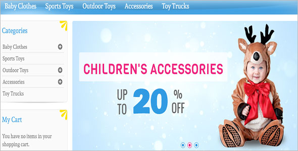 Magento Kids Store Theme