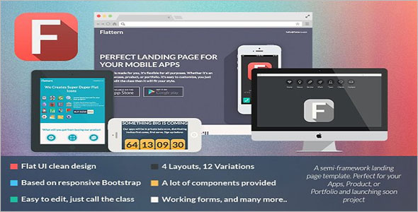 Multiple Marketing Landing Page Template