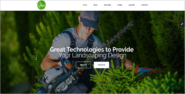 Multipurpose Landscaping Blog Template