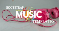 26+ Best Music Bootstrap Templates