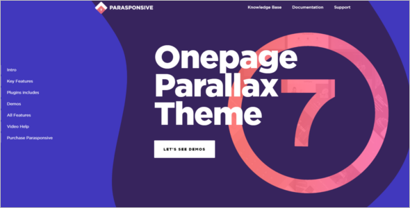 One Page Woocommerce Theme