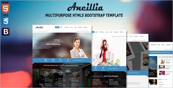 Personal Website Bootstrap Template
