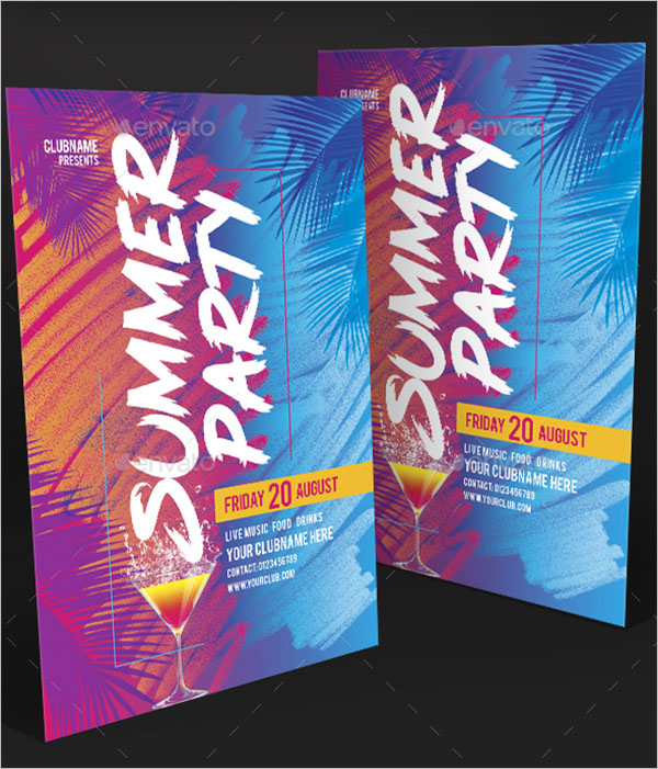 Photoshop Summer Party Flyer Template