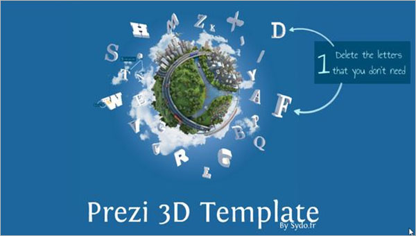 Prezi 3D Template