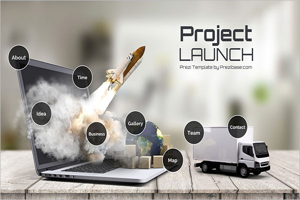 Project Launch Prezi Template