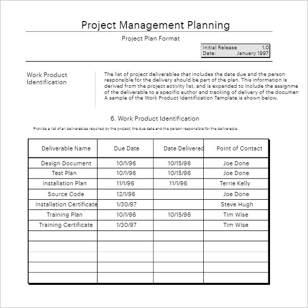 Project Scope Management Plan Template