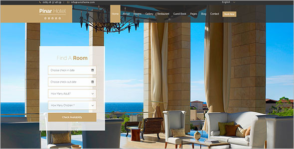 Resort Booking Website Template