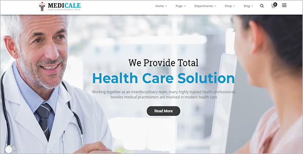 Responsive Physiotherapy & Chiropractor WordPress Template
