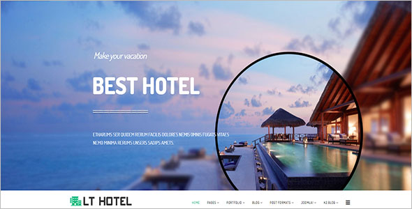 Responsive Resort Joomla Template