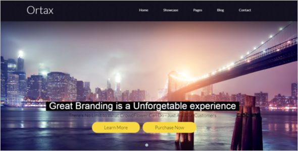 Simple Bootstrap HTML Template