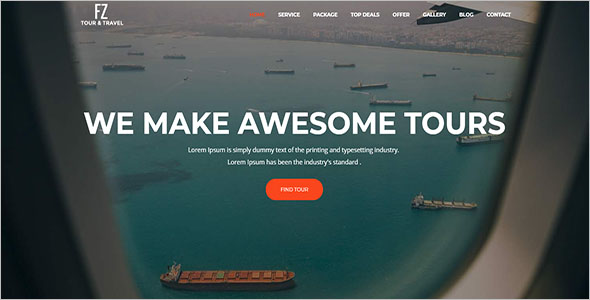 Tour & Travel Agency Website Template