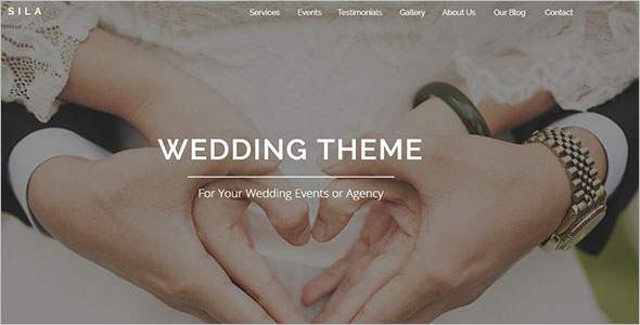 Wedding Agency Landing Page Template