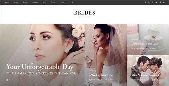 Wedding HTML Website Template
