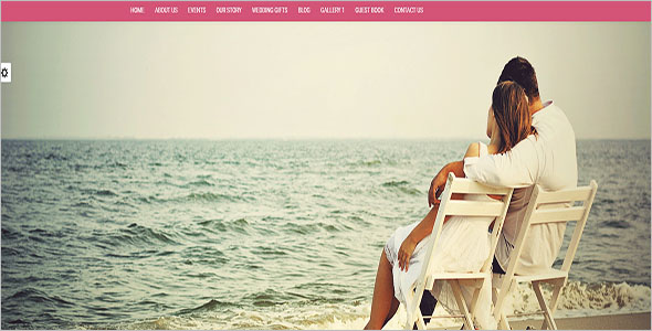 Wedding Site Bootstrap Template