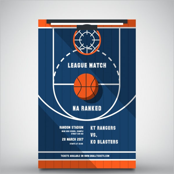 Weekend Basketball Brochure Template