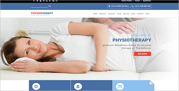 WordPress For Physiotherapy & Chiropractor
