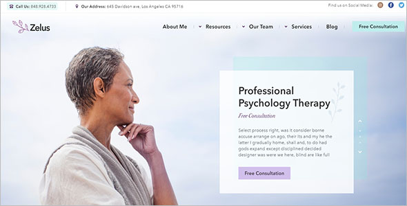 WordPress Theme for Physiotherapy