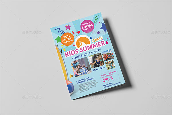 Youth Camp Brochure Template