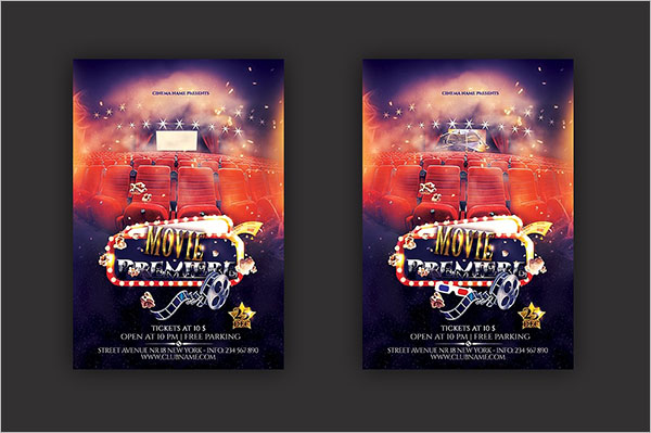 3D Movie Flyer Design