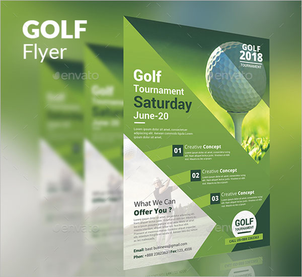 Annual Golf Flyer Template