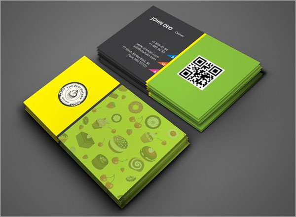 Catering Business Card Template PSD