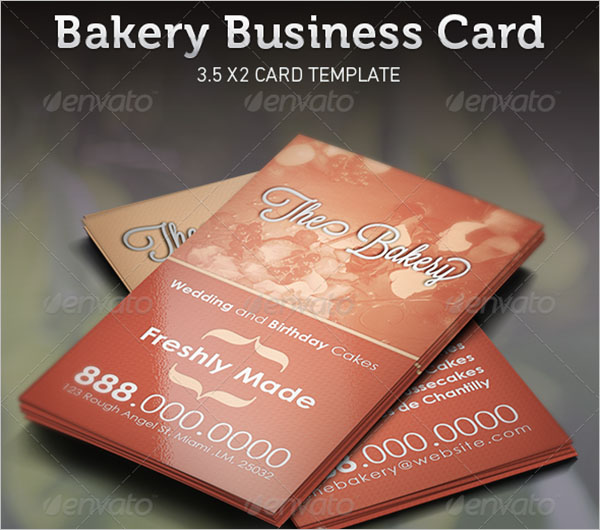 Catering Services Business Card Sample