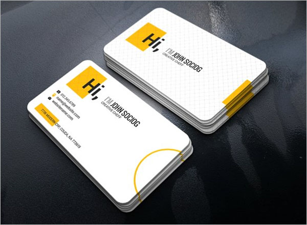 Chef Service Business Card Template